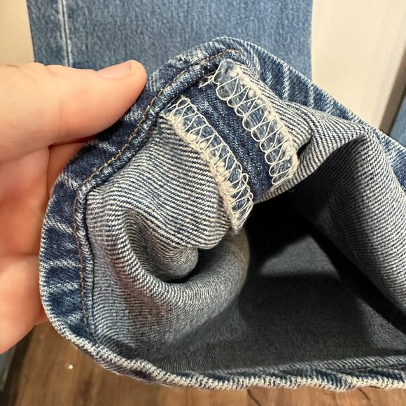 Levis 501XX Button Fly Light Blue Denim USA Jeans 34x34 in Vintage YTK Straight - Picture 6 of 11